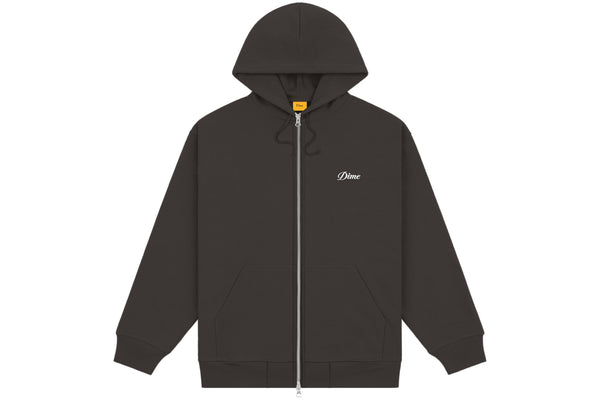 Cursive Zip Hoodie