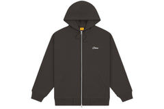 Cursive Zip Hoodie