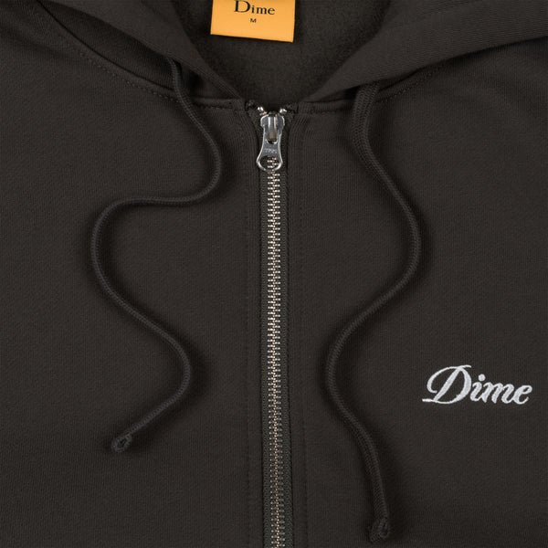 Cursive Zip Hoodie