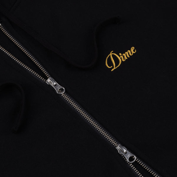 Cursive Small Logo Zip Hoodie