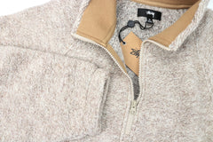 Wool Blend Sherpa Mock Neck