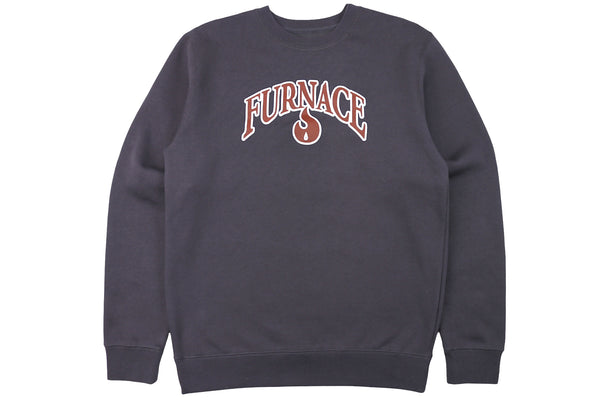 Furnace OG Crewneck - Charcoal/Brown Spice/White