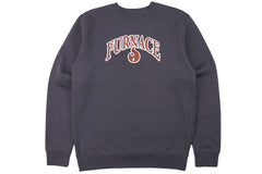 Furnace OG Crewneck - Charcoal/Brown Spice/White