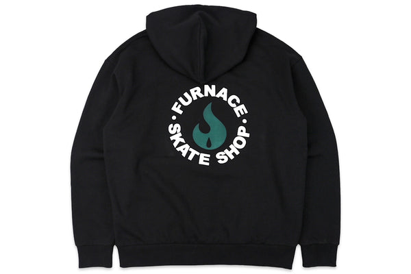 Red Hot Hoodie (Puff) - Black/Green/White