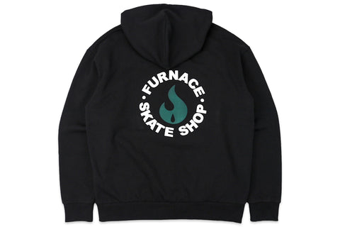 Red Hot Hoodie (Puff) - Black/Green/White