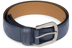 Checkered Leather Belt