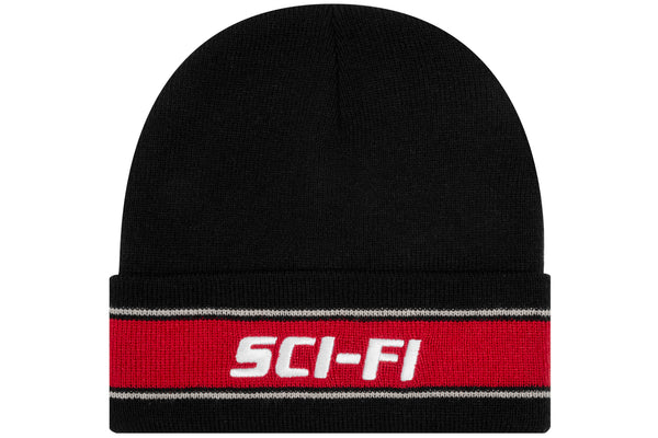 Stripe Fold Logo Beanie