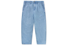 Pleated Denim Jeans