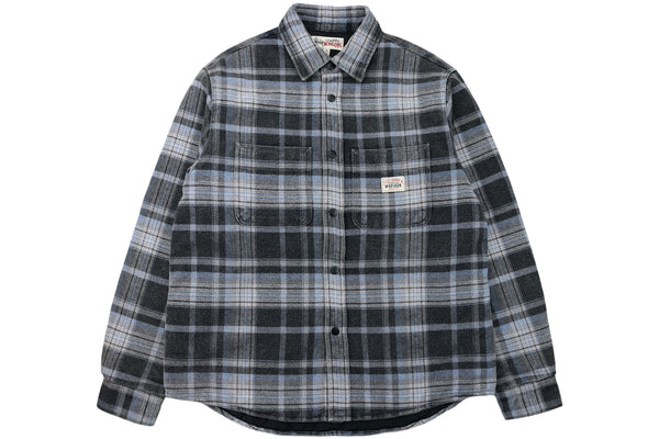 Heavy Washed Plaid Shirt