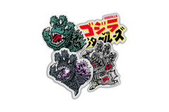 Godzilla Vs Santa Cruz Sticker Pack