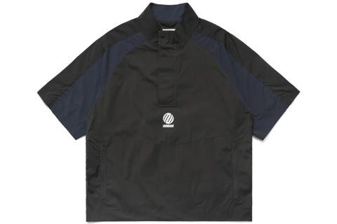 Short Sleeve Paneled Wind Shirt